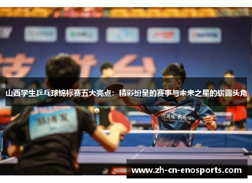 山西学生乒乓球锦标赛五大亮点：精彩纷呈的赛事与未来之星的崭露头角