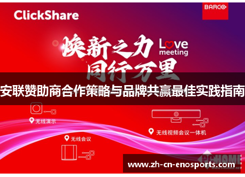 安联赞助商合作策略与品牌共赢最佳实践指南